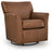 Ashley Furniture Braydunn swivel glider accent chair with plush upholstery and modern design, shown from an angled side view.