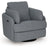 Ashley Furniture Alainmont Next-Gen Nuvella swivel power recliner accent chair with plush upholstery and modern design.