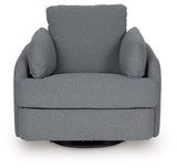Ashley Furniture Alainmont Next-Gen Nuvella swivel accent chair with plush upholstery and modern design for comfortable seating.