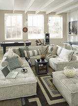 Ashley Furniture Bales accent chair with upholstered fabric and wooden legs, featuring a modern design for living room decor.