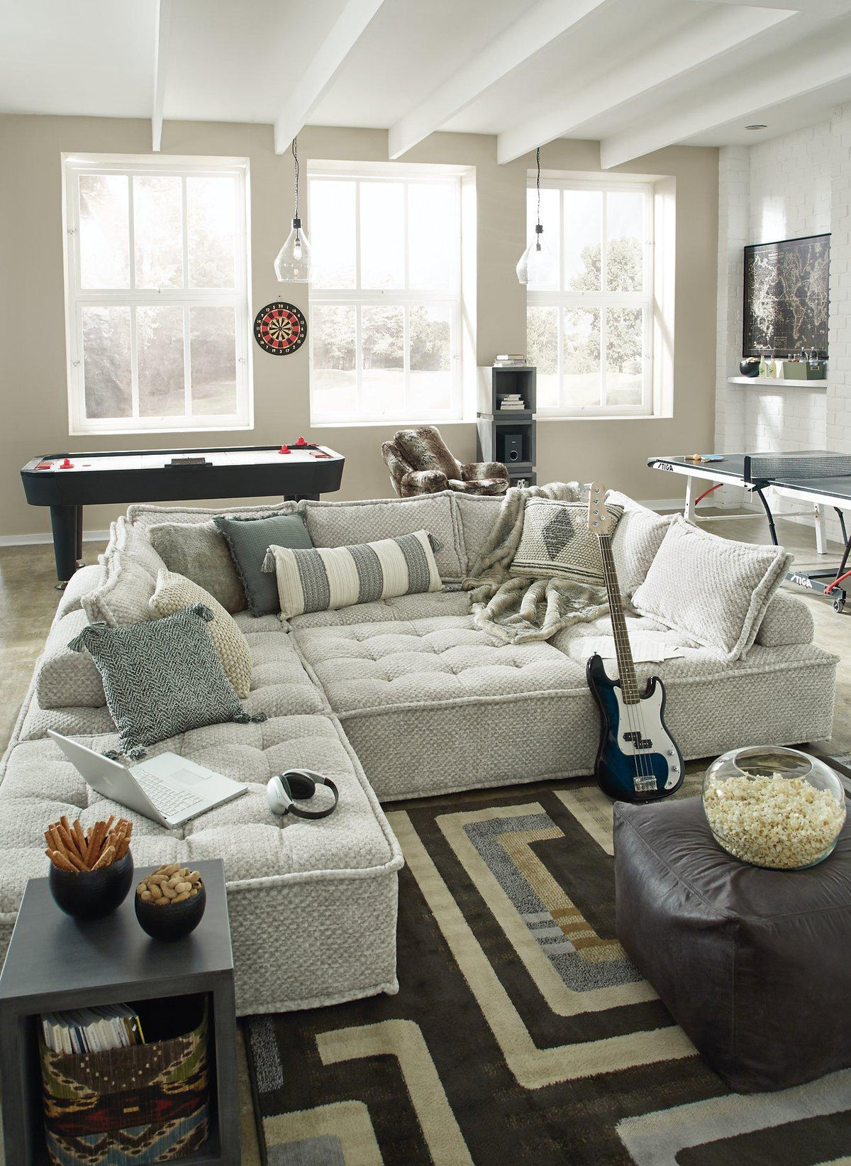 Ashley Furniture Bales accent chair with plush fabric and modern design, featuring a comfortable, stylish seating option.