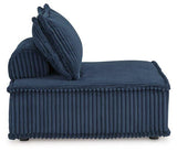 Ashley Furniture Bales accent chair with plush fabric and wooden legs, perfect for modern living room decor.