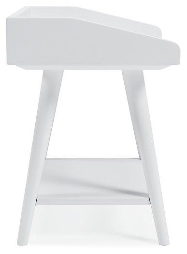 Ashley Furniture Blariden accent table with a wooden finish and sleek design, perfect for living room or bedroom decor.