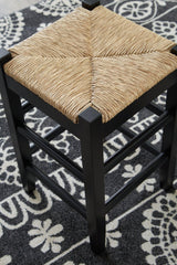 Mirimyn Ashley Furniture bar height bar stool with wooden legs and cushioned seat, ideal for modern kitchen or bar area.