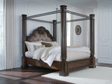 Ashley Furniture Maylee Bed featuring a modern design with a sleek frame and stylish headboard in a cozy bedroom setting.