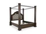 Ashley Furniture Maylee Bed in a stylish bedroom setting featuring a modern design with a wooden finish and comfortable bedding.