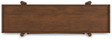 Ashley Furniture Lyncott 70-inch bookcase with multiple shelves and a wood finish for stylish home storage and organization.