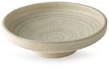 Ashley Furniture Justy Bowl, a stylish ceramic bowl with a modern design, perfect for serving or decorative use.