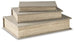 Set of three Ashley Furniture Jolina boxes, stylish storage boxes with lid, ideal for organization and home decor.