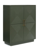 Ashley Furniture Geirwood accent cabinet with wood finish and modern design, featuring sleek doors and sturdy construction.