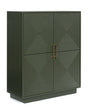 Ashley Furniture Geirwood accent cabinet with wood finish and modern design, featuring sleek doors and sturdy construction.