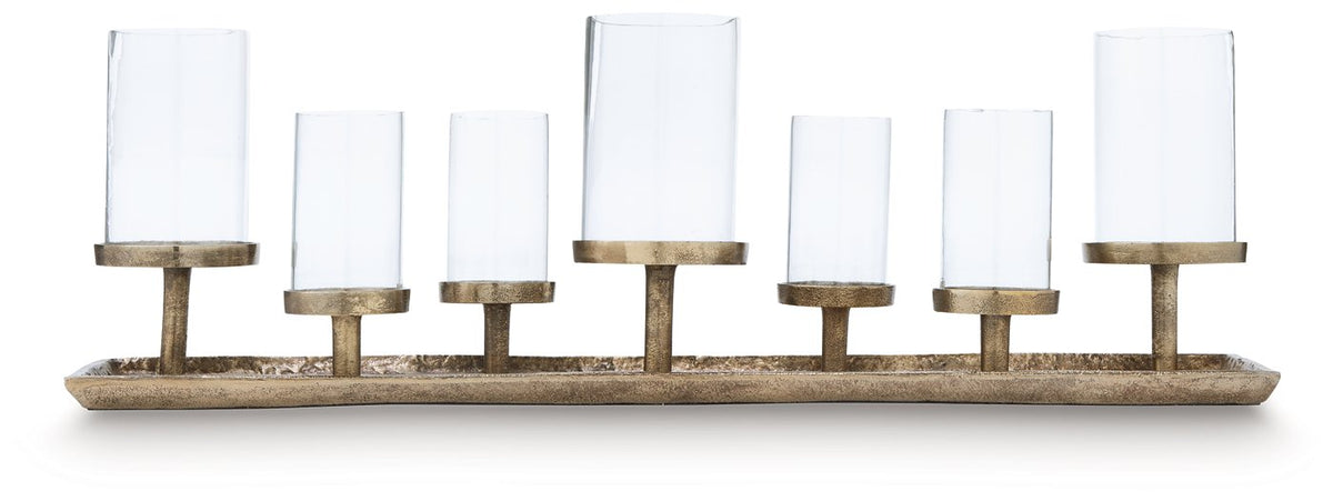 Ashley Furniture Wallmond candle holder, stylish wall-mounted decor with a modern design for home ambiance.