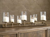 Ashley Furniture Wallmond candle holder, decorative metal wall-mounted candle holder with intricate design, suitable for home décor.