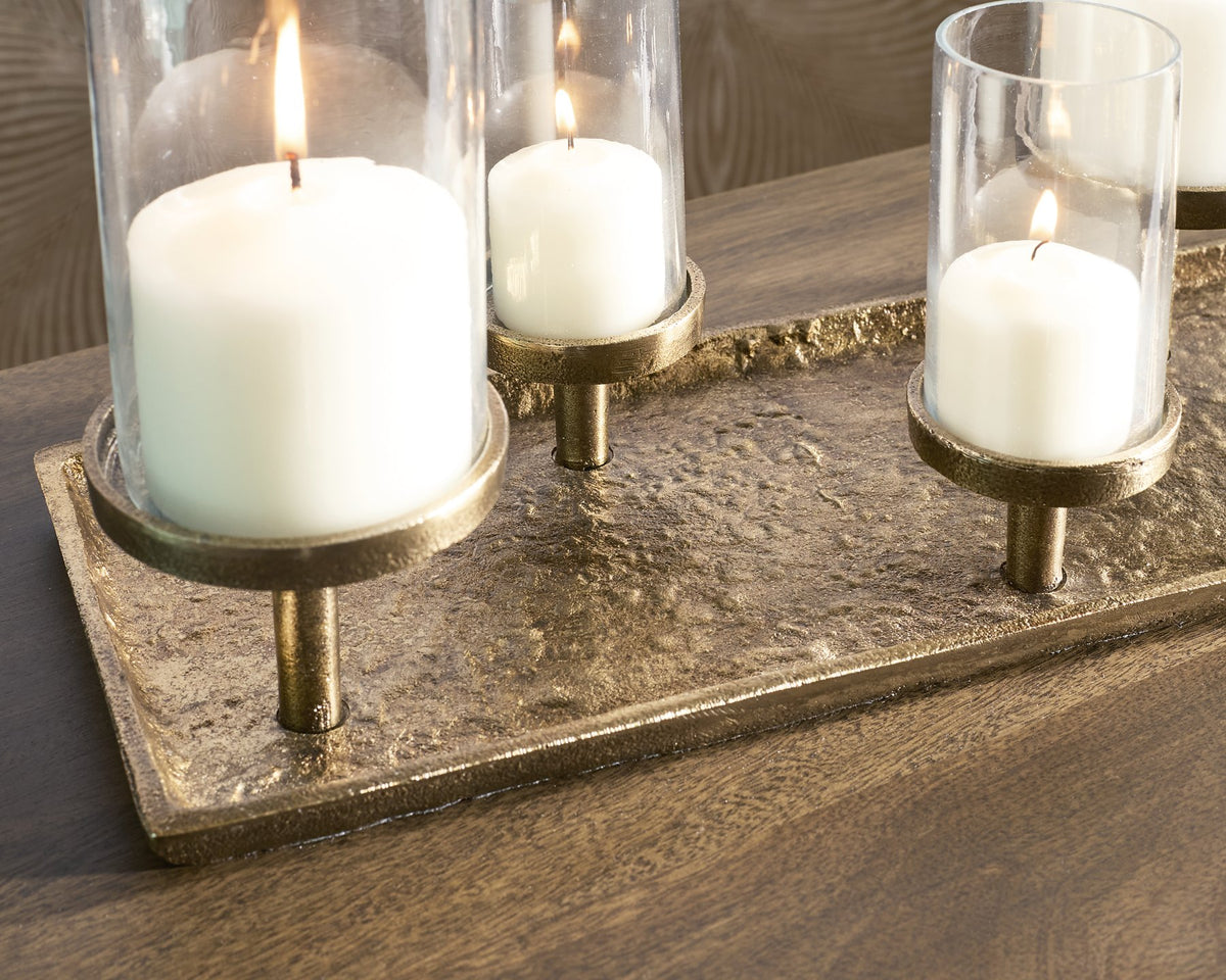 Ashley Furniture Wallmond Candle Holder, decorative metal wall-mounted candle holder with intricate design.