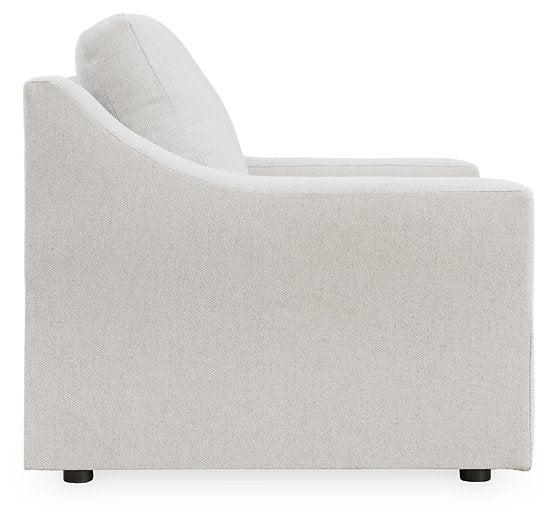 Ashley Furniture Adda Chair with wooden legs and upholstered seat, showcasing modern design and comfortable seating.