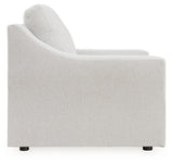 Ashley Furniture Adda Chair with wooden legs and upholstered seat, showcasing modern design and comfortable seating.
