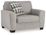Oversized Avenal Park chair by Ashley Furniture featuring plush upholstery and a spacious, comfortable design for living room seating.