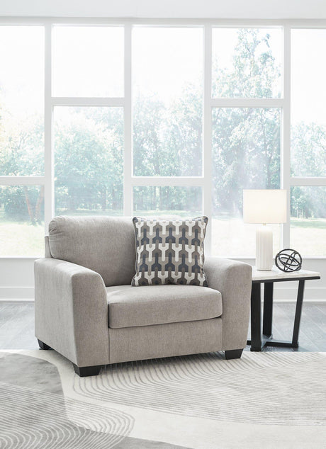 Ashley Furniture Avenal Park oversized chair with plush upholstery and wide armrests, perfect for a cozy living room.