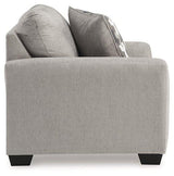 A large, plush Ashley Furniture Avenal Park Oversized Chair with soft fabric upholstery and wide armrests, perfect for relaxing.