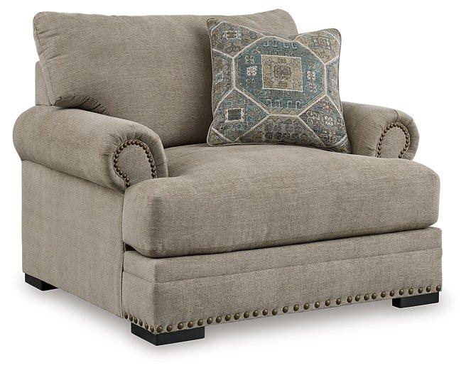 Ashley Furniture Galemore oversized chair with plush upholstery and wide seating, perfect for a modern living room.