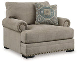 Ashley Furniture Galemore oversized chair with plush upholstery and wide seating, perfect for a modern living room.
