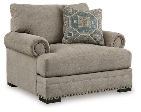Ashley Furniture Galemore oversized chair with plush upholstery and wide seating, perfect for a modern living room.