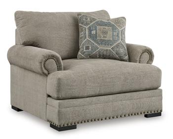 Oversized Ashley Furniture Galemore chair with plush upholstery and wide seating for modern, comfortable living spaces.