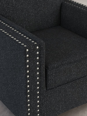 Close-up of the Ashley Furniture Jasmine Peaks Chair showing detailed fabric upholstery and elegant design features.