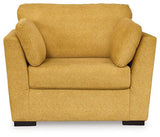 Oversized Keerwick chair by Ashley Furniture with plush fabric and wide armrests, perfect for a comfortable living room seating area.