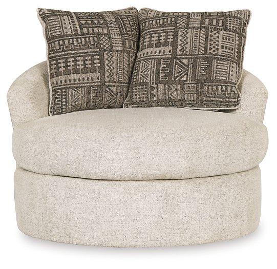Ashley Furniture Soletren accent chair with plush fabric and stylish design, showcasing a comfortable, modern seating option.