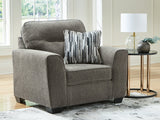 Ashley Furniture Olten oversized chair with plush fabric and wide armrests, ideal for a cozy living room seating area.