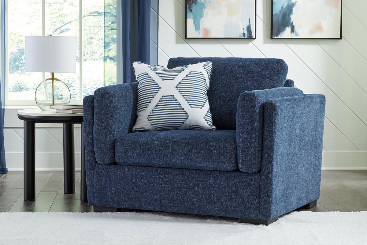 Ashley Furniture Evansley oversized chair with plush upholstery and wide seating, perfect for a modern living room.