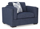 Ashley Furniture Evansley oversized chair with plush fabric and wide armrests, perfect for a cozy living room seating area.