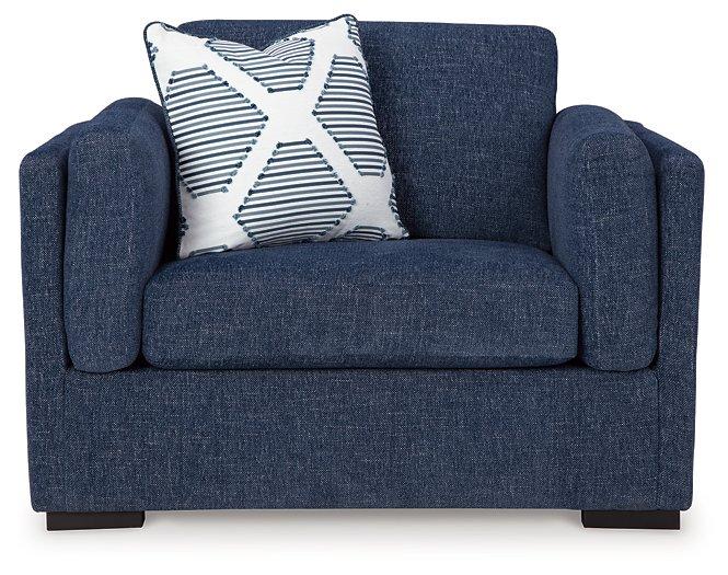 Ashley Furniture Evansley oversized chair with plush fabric and wide armrests, perfect for a cozy living room.