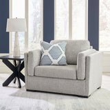 Ashley Furniture Evansley oversized chair with plush fabric, wide armrests, and a comfortable, modern design for stylish living spaces.