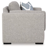 Ashley Furniture Evansley oversized chair with plush fabric and wide seating, perfect for a modern living room.