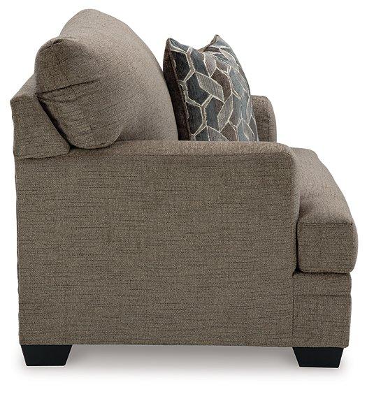 Oversized Ashley Furniture Stonemeade chair with plush fabric upholstery and wide, comfortable seating.