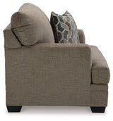 Oversized Ashley Furniture Stonemeade chair with plush fabric upholstery and wide, comfortable seating.