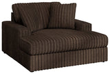 Ashley Furniture Midnight-Madness oversized chaise chair with plush upholstery and modern design, shown from an angled view.