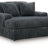 Ashley Furniture Midnight-Madness oversized chaise chair with plush upholstery, shown from an angled view highlighting its spacious design.
