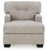 Mahoney chaise chair by Ashley Furniture featuring plush upholstery and a modern design, shown in a cozy living room setting.