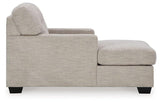 Ashley Furniture Mahoney chaise chair with plush upholstery and stylish design, perfect for modern living rooms.