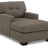 Ashley Furniture Mahoney Chaise chair with plush upholstery and modern design, perfect for living room relaxation.