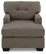 Ashley Furniture Mahoney Chaise chair with plush upholstery and modern design, shown in a stylish living room setting.