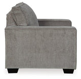 Ashley Furniture Altari Chair with plush fabric upholstery and wooden legs, stylish and comfortable living room seating.