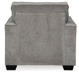 Ashley Furniture Altari Chair with plush fabric upholstery and wooden legs, showcasing a modern and comfortable seating design.