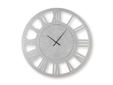 Ashley Furniture Reinport wall clock with a sleek, modern design featuring a round face and bold black numerals.