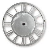 Ashley Furniture Reinport wall clock with a sleek modern design and a black finish, suitable for contemporary home decor.