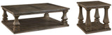 Ashley Johnelle Coffee Table, modern cocktail table with a wooden finish, featuring a sleek design and sturdy construction.
