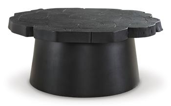 Ashley Furniture Wimbell coffee cocktail table with a modern wooden design and sleek finish.